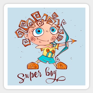 Super Boy With Bow Arrow Magnet